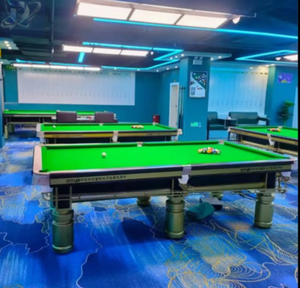 โต๊ะสนุกเกอร์ 7 ฟุต รุ่นคลาสสิค หน้าโต๊ะหินชนวน ขาสีทอง โครงไม้เนื้อแข็งทำมือ - Product Image 3