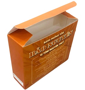 Boîtes en carton personnalisées auto-assemblables en matériaux recyclés, taille 14*4*13, finition brillante, design moderne, gaufrage alimentaire, UV - Product Image 3