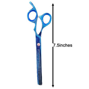 Durable Blunt Barber <b>Thinning</b> Shears Kit <b>Mirror</b> Polish Stainless Steel Scissors Set Right-Handed 28 Teeth Short Handle Comb - Product Image 2