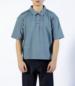 Embroidered Allover Printing Striped OEM ODM Colorful Men Fashion Teamwear Workwear <b>Office</b> <b>T</b> <b>shirt</b> - Product Image 1