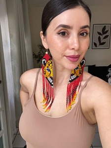Pendientes de cuentas Belladec Boho para mujer, joyería de moda hecha a mano, regalo de aniversario - Product Image 4