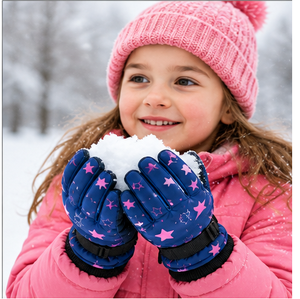 Guantes Unisex de Invierno Impermeables con Pantalla Táctil, para Esquí, Snowboard, Ciclismo, Antideslizantes, Gruesos, de Felpa, Resistentes al Viento, de Poliéster - Product Image 2