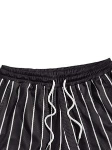 กางเกงบาสเก็ตบอลผู้ชายสไตล์สตรีทแฟชั่น แห้งเร็ว ผลิตตามสั่ง เป็นมิตรกับสิ่งแวดล้อม โพลีเอสเตอร์ ระบายอากาศได้ดี ดีไซน์ตาข่ายต้านเชื้อแบคทีเรีย - Product Image 4