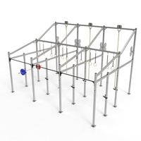 Station de fitness multifonctionnelle Sunshine Brand : Rack de squat autoportant en métal pour Cross Fit et compétition