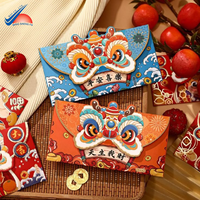 Embalaje de Sobres Rojos Plegables |   Formas Personalizadas Troqueladas |   Producción de Sobres de Regalo de Alta Gama para el Año Nuevo Chino