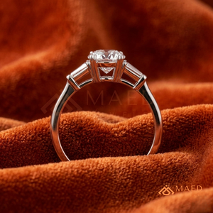 925 Sterling <b>Silver</b> Round Cut Engagement <b>Ring</b> for Women <b>Solitaire</b> Diamond Look Wedding Band Fine Jewelry - Product Image 3