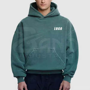Sudaderas con Capucha de Diseño Popular, Lavado Ácido, 100% Algodón, Tela de Felpa, Tacto Suave, Alta Calidad, Transpirables, Ecológicas, Personalizadas, para Invierno - Product Image 5
