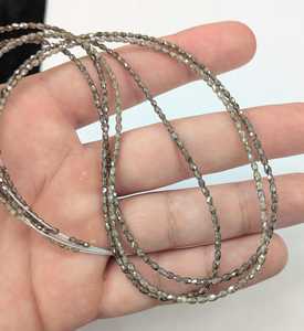 Venta al por Mayor de Diamantes Naturales en Forma de Barril, 11.30 Quilates, Facetados, Tira de Diamantes Sueltos de 14 Pulgadas, para Fabricación de Joyería - Product Image 4