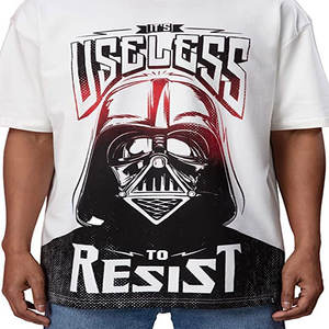 เสื้อยืดโอเวอร์ไซส์สำหรับผู้ชายเสื้อโอเวอร์ไซส์ทำจากผ้าฝ้ายธรรมดา240 GSM - Product Image 1