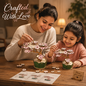 Decoración de Lujo Hecha a Mano con Madera de Flor de Cerezo para el Hogar y la Oficina |   Decoración Floral Creativa para Mesa, Regalo de Bricolaje - Product Image 5