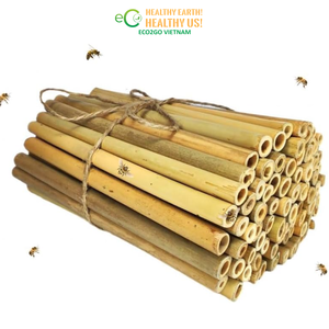Tubo de Bambú de 10cm 15cm, Tamaño Personalizado, para Abejas e Insectos, Material Natural para Nidos, para Hotel de Abejas y Casa de Insectos, ECO2GO VIETNAM - Product Image 5