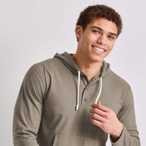 Quality Plus Size Color Block Terry Polyester/Cotton Solid Eco-Friendly Anti-Pilling 440g Oversized Fit Winter Men's Hoodie - Product Image 5
