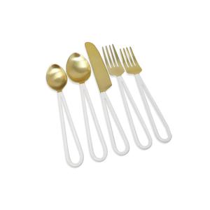 Ensemble de service de salade au Design Unique, ustensiles de service pour le mariage et la cuisine, fabricant et exportation d'ustensiles de service de haute qualité - Product Image 4