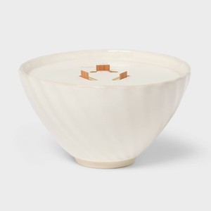 Recipiente de cerámica para velas de gran venta, con triple mecha de madera, cuenco ancho, acabado liso, reutilizable, decoración de lujo para el hogar, estilo de combustión duradera - Product Image 4