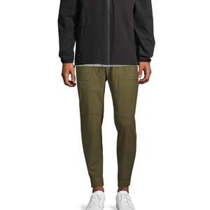 Cortavientos de Lona de Alta Calidad para Hombre, Pantalones Deportivos Casuales de Hip Hop con Múltiples Bolsillos, Color Sólido, Secado Rápido y Transpirable - Product Image 1
