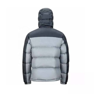 Modern Fit Men's Lightweight Canvas Puffer <b>Jacket</b> Quilted Hooded Down Coat With Zipper Closure for Travel and Cold Seasons - Product Image 3