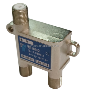 TCC Nickel-Plated Copper <b>Splitter</b> for 75 System 5-1218MHz Frequency Range - Product Image 2