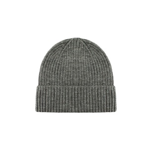 2026 logotipo bordado personalizado Cable acanalado tejido 100% Cachemira Beanie sombreros hombres mujeres invierno Merino lana Cachemira gorros - Product Image 2