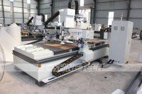 Máquina de Corte CNC Multifuncional M-shine para Trabajar la Madera, Cuatro Procesos de Corte, para Producción de Puertas de Gabinetes y Muebles