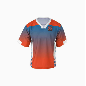 Camisetas de Lacrosse Reversibles de Alta Calidad, Impresión por Transferencia de Calor, Transpirables, Antibacterianas, de Secado Rápido, Servicio OEM Personalizado - Product Image 2