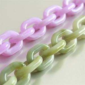 Cadena Larga de Resina, Estilo Moderno, Mezcla de Colores, Punk, Hueca, Grande, Gruesa, de Varias Piezas, Decoración para el Hogar, Hecha a Mano - Product Image 1