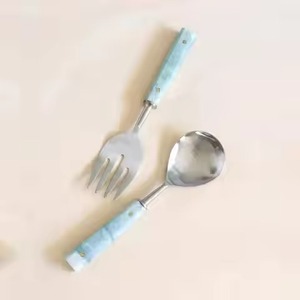 Stainless Steel <b>Buffet</b> Salad <b>Server</b> Set Metal Spoon Fork Collection for Commercial Use - Product Image 5