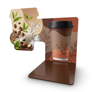 OEM <b>PVC</b> Shelf Talker Display Card Custom Printing Retail Store Advertising Promotion Sign Factory Supplier - Product Image 3