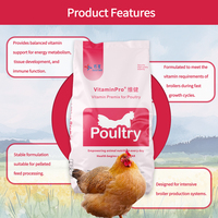 VitaminPro X401 Additif Alimentaire pour Poulets de Chair, Stimulateur de Croissance pour Poulets, Prémélange Vitaminique pour Poulets de Chair