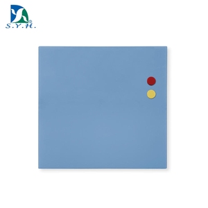 SYH Morandi Color <b>Magnetic</b> Glass Whiteboard with 2mm/4mm Frameless Glass Galvanized <b>Sheet</b> Back - Product Image 1