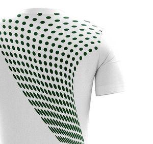 Vente en gros de t-shirts de sport pour hommes 100% polyester, tissu tissé uni, design imprimé par sublimation intégrale - Product Image 3