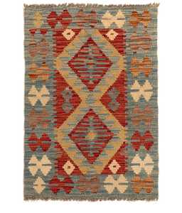 Alfombra de Lana y Yute Kilim Hecha a Mano en India, Diseño Abstracto, Lavable, Natural, para Hogar, Oficina, Sala de Estar, Dormitorio - Product Image 2