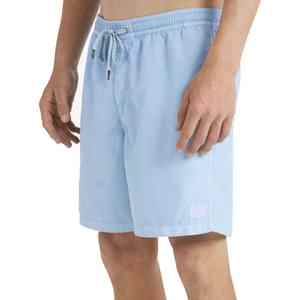 Shorts de plage pour hommes en polyester et coton de haute qualité, à cordon de serrage, couleur unie, écologiques, séchage rapide, fabriqués en usine - Product Image 2