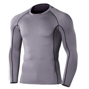 Camiseta de Compresión de Manga Larga para Hombre, de Poliéster y Elastano de Alta Calidad, Ajustada, Transpirable y de Secado Rápido - Product Image 6