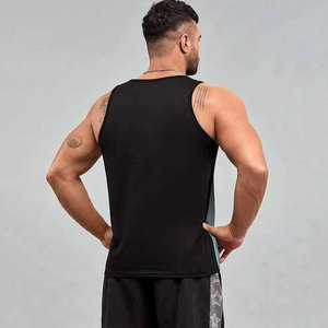 Men Gym Athletic Tank Top Sleeveless Muscle Workout Training Sport Quick Dry <b>Running</b> Tank Top Vest - Product Image 4