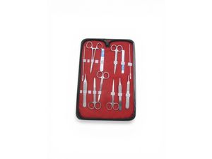 Kit de Instrumentos de Cirugía Menor, 15 Piezas, Juego de Sutura y Laceración, Herramientas Quirúrgicas de Acero Inoxidable, Zelmi Surgical - Product Image 2