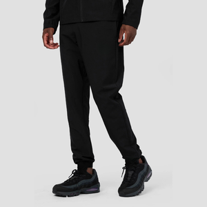 Conjunto Deportivo con Capucha para Hombre, Manga Larga, Color Negro Sólido, Cortavientos, Deportivo, Poliéster, Ropa de Otoño, Corte Regular, Cierre de Cremallera, Proveedor OEM - Product Image 4