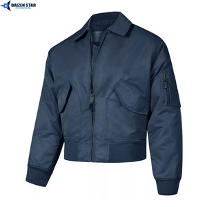 Blouson Bomber Unisexe Léger en Toile de Qualité Supérieure, Col Montant, Teinture Unie, Fabrication Professionnelle, Streetwear, Service OEM - Product Image 3