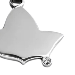   Collar de plata con colgante de hoja de hiedra para mujer, cadena pulida, joyería de moda para hermandades, elegante collar con dije para damas - Product Image 2