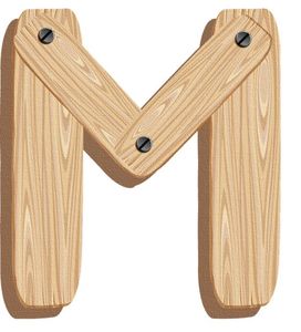 Décoration de Noël attrayante en bois avec alphabet à suspendre pour la maison rustique, collection d'ornements de fête, présentoir - Product Image 4