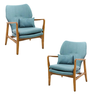 Modern Lounge Chair Home Living Room Furniture Eco-Friendly Teak Wood With Cushion Super Comfortable <b>Seating</b> for Living Room - Product Image 6
