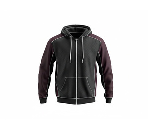 Sweat à capuche entièrement zippé, service de broderie et d'impression personnalisés, vêtements de mode d'hiver, veste à capuche pour hommes, femmes et jeunes, vêtements de sport - Product Image 3