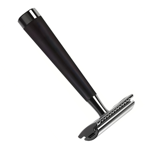 Wooden Handle Reusable Double Edge Safety <b>Razor</b> for <b>Men</b> with Smooth Shaving with Stainless Steel Blade Beard Grooming Tool - Product Image 6