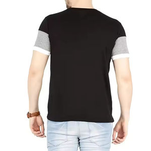 Camisetas de hombre lisas de 120 g/m² para imprimir, de algodón orgánico, extragrandes, de alta calidad, al por mayor, 100% algodón. - Product Image 2