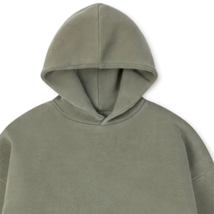 Mens <b>Plain</b> <b>Hoodie</b> Premium Cotton Blend Soft Fleece Interior Kangaroo Pocket Adjustable Hood Ideal for Casual Everyday Wear - Product Image 3