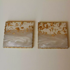 Designer Wood Resin <b>Coaster</b> Set by NEHA ENTERPRISES Handmade Epoxy Wooden <b>Drink</b> <b>Coasters</b> for Gift and Table Decor - Product Image 6