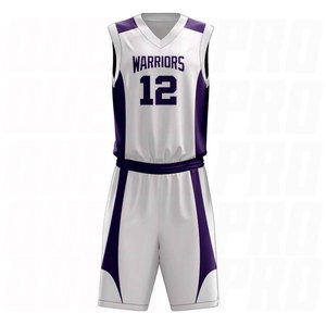 Ensemble de maillot et short de basketball pour hommes, qualité supérieure, séchage rapide, sublimation, sport, athlétique, pour l'entraînement et la compétition - Product Image 2