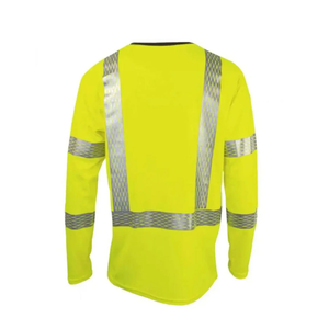 Chaleco de Seguridad Reflectante de Alta Visibilidad para Hombre, Ropa de Trabajo Profesional, Resistente, para Exteriores, Camiseta Ligera Antiarrugas de Primera Calidad - Product Image 6