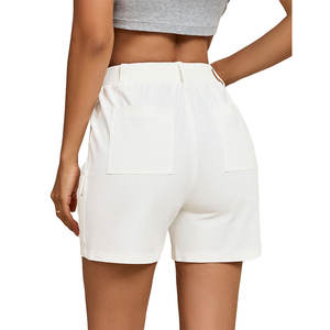 Pantalones Cortos Cargo Transpirables de Cintura Alta para Mujer, Precio al por Mayor, Múltiples Bolsillos, Corte Regular, Profesionales, para Aventura, Camping y Running - Product Image 4