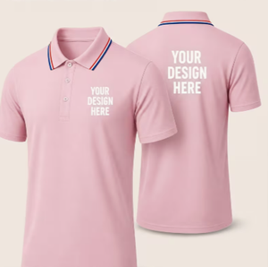 Chemise pour homme à manches courtes, coupe classique, tricotée, décontractée, boutonnée, 100% coton, élasthanne, séchage rapide, 320g - Product Image 1