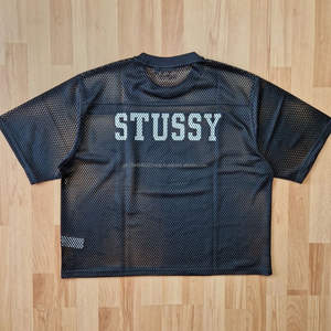 Camiseta cuadrada de algodón transpirable para hombre, ropa de calle de verano personalizada, camiseta de malla cuadrada recortada lavada Vintage de peso pesado para hombre - Product Image 5